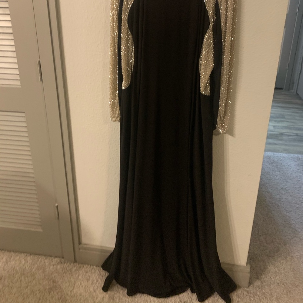 Long black formal dress
